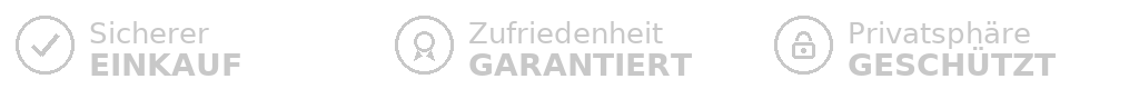 Sicherer Einkauf - Zufriedenheit garantiert - Privatsphäre geschützt